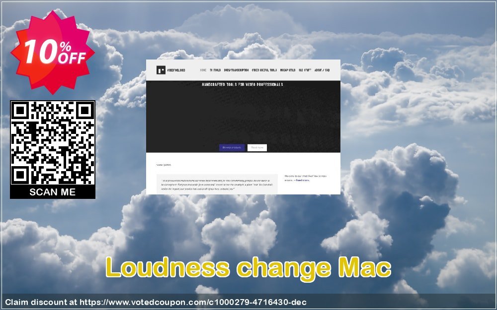 Loudness change MAC Coupon, discount Loudness change Mac fearsome deals code 2023. Promotion: fearsome deals code of Loudness change Mac 2023