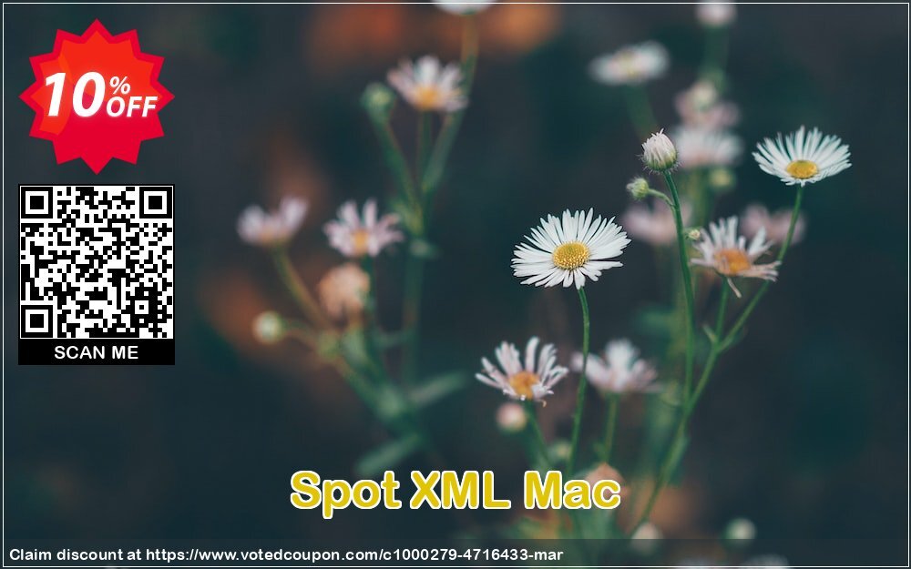 Spot XML MAC Coupon, discount Spot XML Mac marvelous promo code 2024. Promotion: marvelous promo code of Spot XML Mac 2024