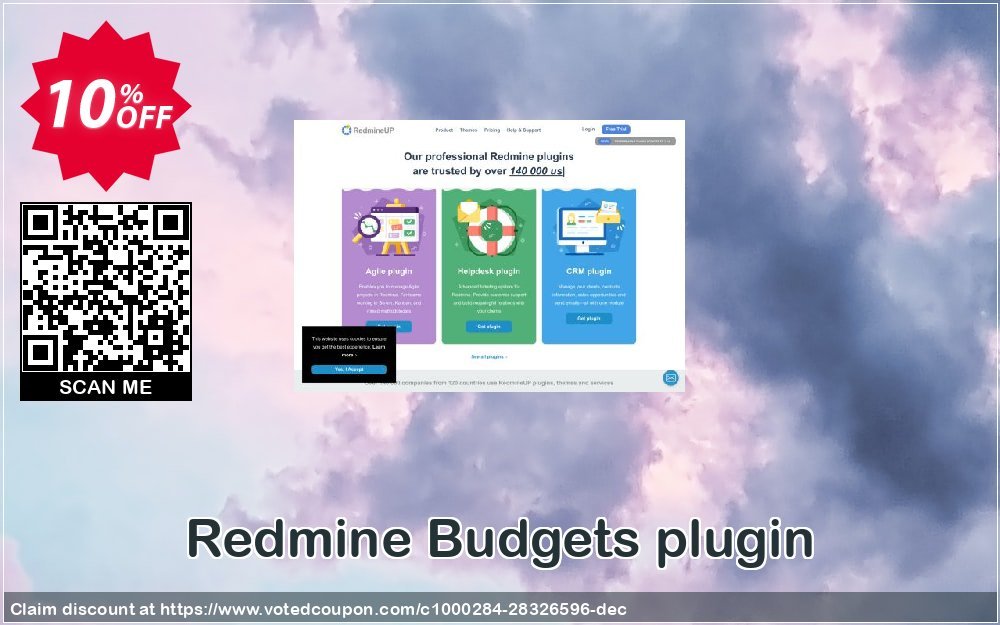 Redmine Budgets plugin Coupon, discount Redmine Budgets plugin Dreaded offer code 2023. Promotion: Dreaded offer code of Redmine Budgets plugin 2023
