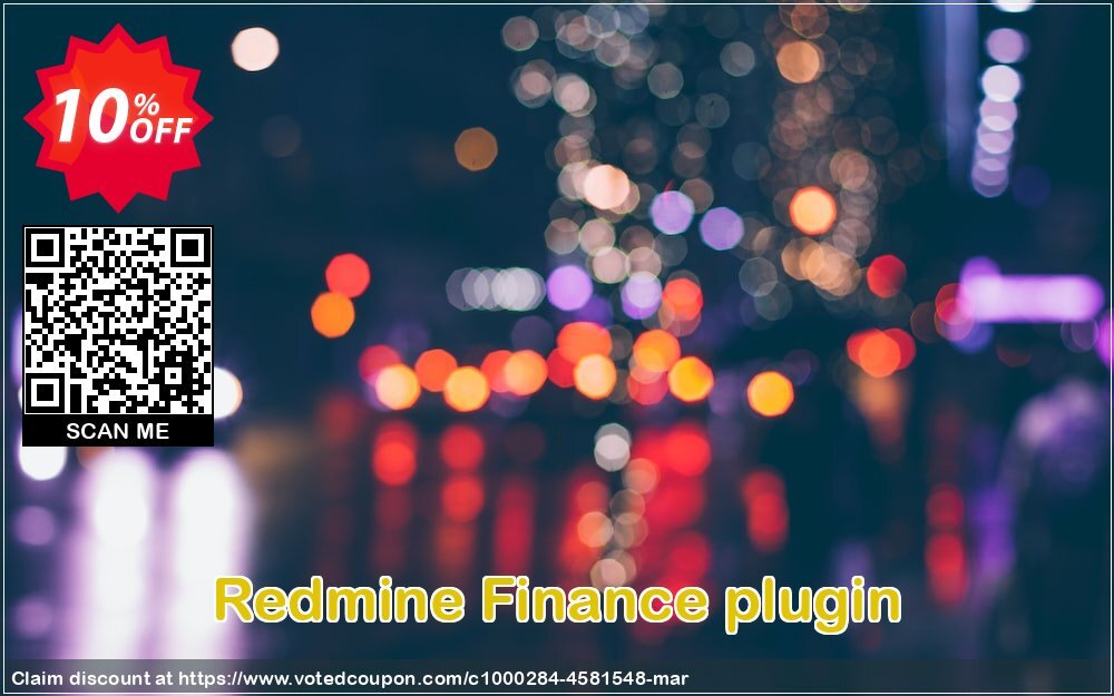 Redmine Finance plugin Coupon, discount Redmine Finance plugin Stirring offer code 2024. Promotion: awesome discount code of Redmine Finance plugin 2024