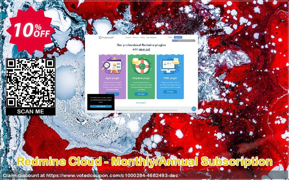 Redmine Cloud - Monthly/Annual Subscription Coupon, discount Redmine Cloud - Monthly/Annual Subscription Staggering sales code 2023. Promotion: special deals code of Redmine Cloud - Monthly/Annual Subscription 2023