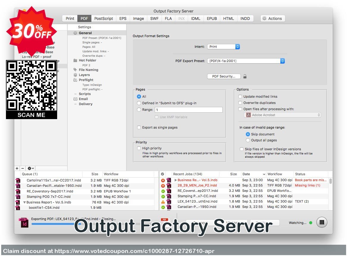 Output Factory Server Coupon Code May 2024, 30% OFF - VotedCoupon