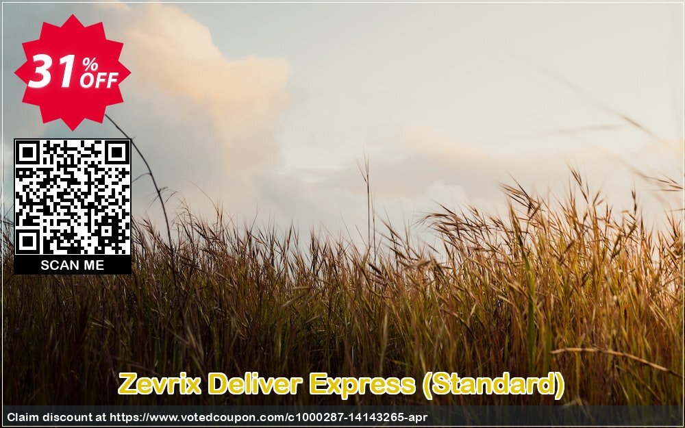 Zevrix Deliver Express, Standard  Coupon, discount Deliver Express (Standard) big sales code 2024. Promotion: big sales code of Deliver Express (Standard) 2024