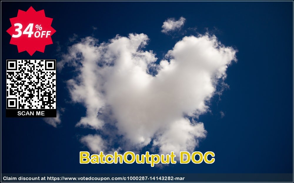 BatchOutput DOC Coupon Code May 2024, 34% OFF - VotedCoupon