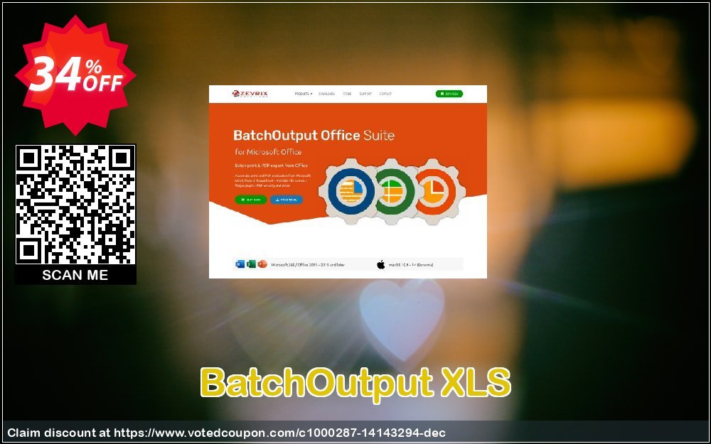 BatchOutput XLS Coupon, discount BatchOutput XLS amazing deals code 2023. Promotion: amazing deals code of BatchOutput XLS 2023