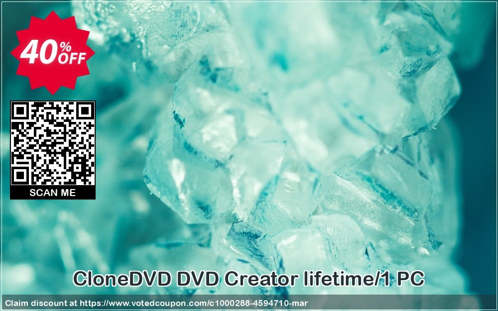 CloneDVD DVD Creator lifetime/1 PC Coupon Code Apr 2024, 40% OFF - VotedCoupon