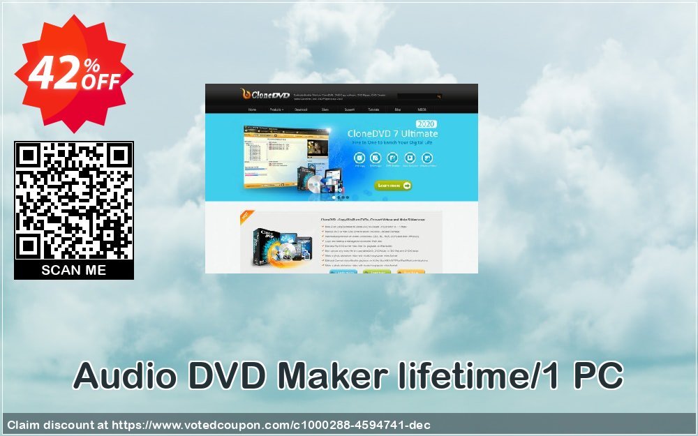 Audio DVD Maker lifetime/1 PC Coupon, discount Audio DVD Maker lifetime/1 PC awful deals code 2023. Promotion: awful deals code of Audio DVD Maker lifetime/1 PC 2023
