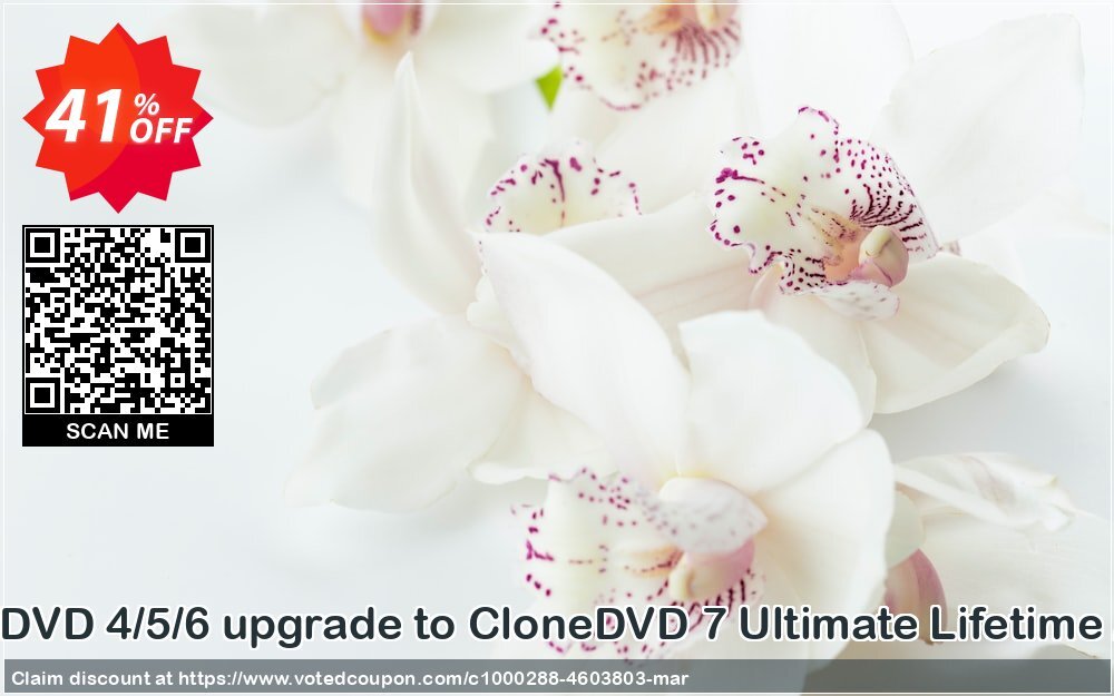 CloneDVD 4/5/6 upgrade to CloneDVD 7 Ultimate Lifetime / 1 PC Coupon, discount CloneDVD 4/5/6 upgrade to CloneDVD 7 Ultimate Lifetime / 1 PC awful discounts code 2024. Promotion: awful discounts code of CloneDVD 4/5/6 upgrade to CloneDVD 7 Ultimate Lifetime / 1 PC 2024