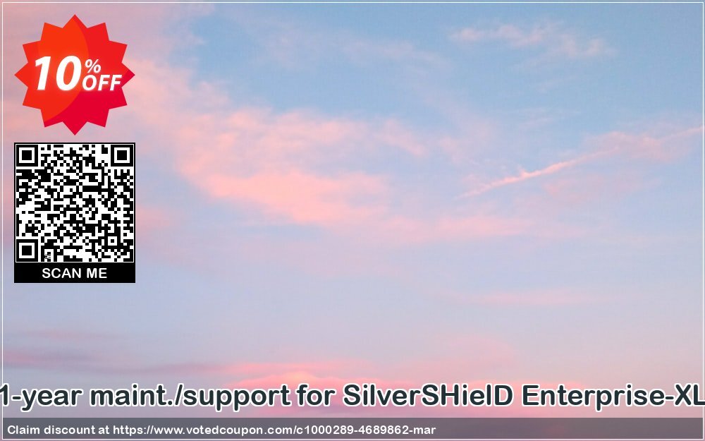 1-year maint./support for SilverSHielD Enterprise-XL Coupon Code May 2024, 10% OFF - VotedCoupon