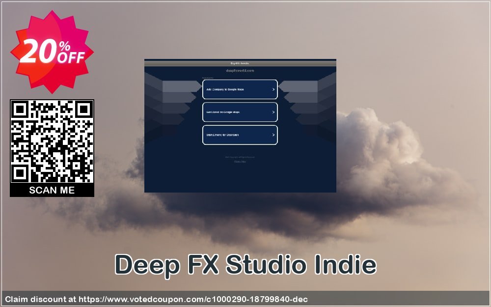 Deep FX Studio Indie Coupon, discount Deep FX Studio Indie Excellent promo code 2025. Promotion: Excellent promo code of Deep FX Studio Indie 2024