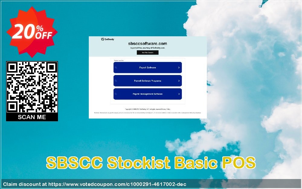 SBSCC Stockist Basic POS Coupon, discount SBSCC Stockist Basic POS excellent offer code 2024. Promotion: excellent offer code of SBSCC Stockist Basic POS 2024