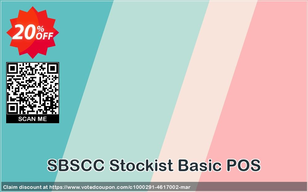 SBSCC Stockist Basic POS Coupon Code May 2024, 20% OFF - VotedCoupon