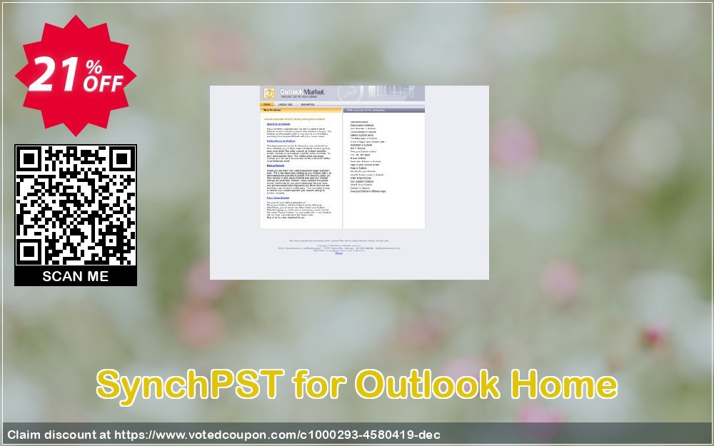 SynchPST for Outlook Home Coupon, discount SynchPST for Outlook Home special deals code 2023. Promotion: special deals code of SynchPST for Outlook Home 2023