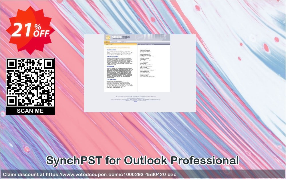 SynchPST for Outlook Professional Coupon, discount SynchPST for Outlook Professional exclusive offer code 2023. Promotion: exclusive offer code of SynchPST for Outlook Professional 2023