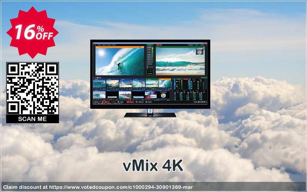 vMix 4K Coupon Code Apr 2025, 16% OFF - VotedCoupon