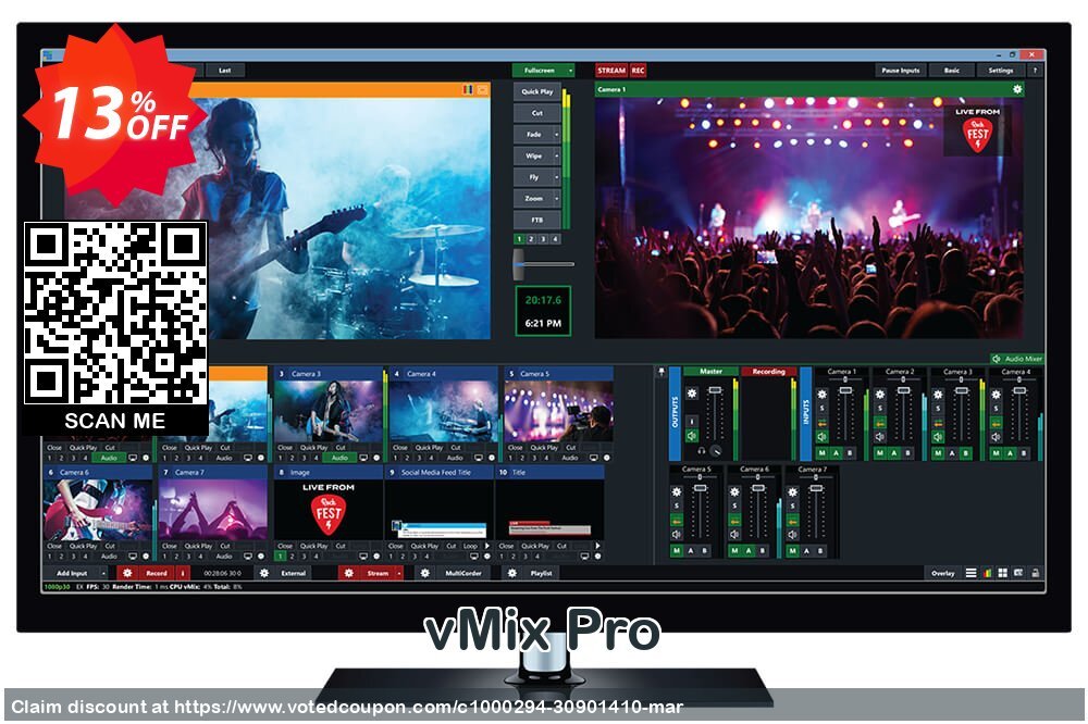 vMix Pro voted-on promotion codes