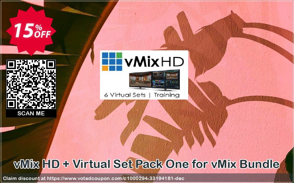 vMix HD + Virtual Set Pack One for vMix Bundle Coupon Code May 2024, 15% OFF - VotedCoupon