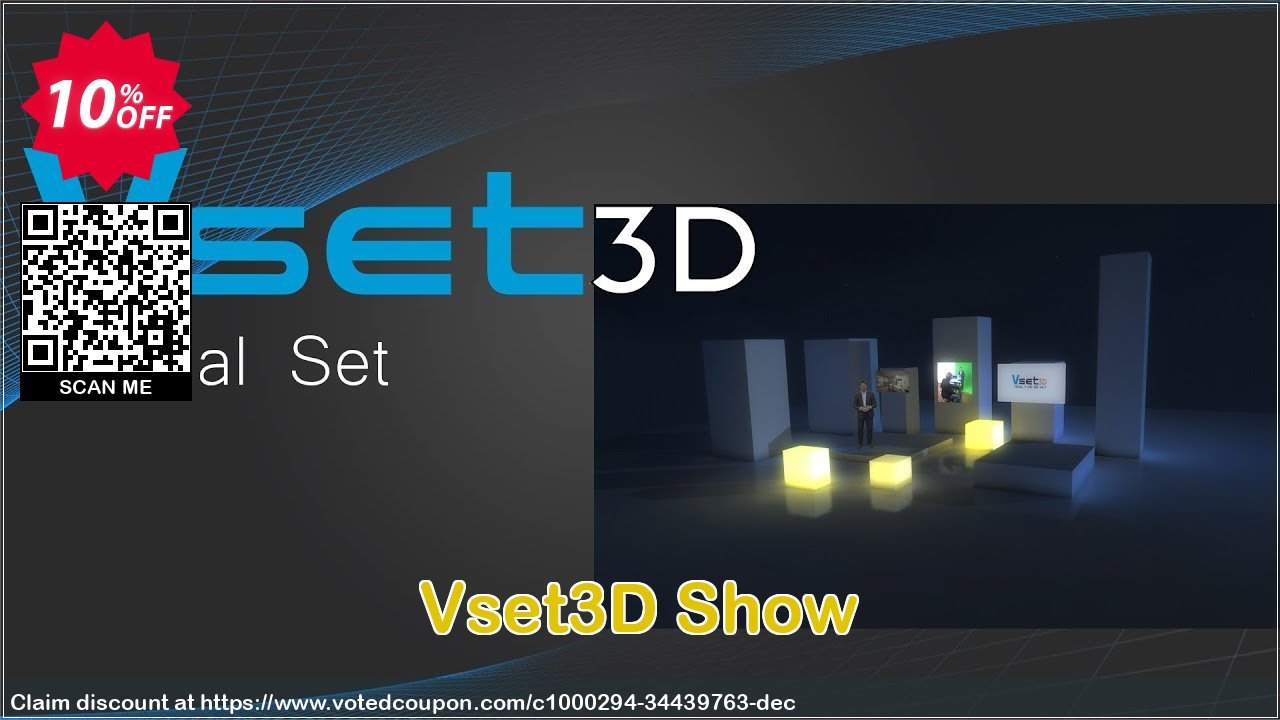 Vset3D Show Coupon, discount Vset3D Show Amazing deals code 2023. Promotion: Amazing deals code of Vset3D Show 2023