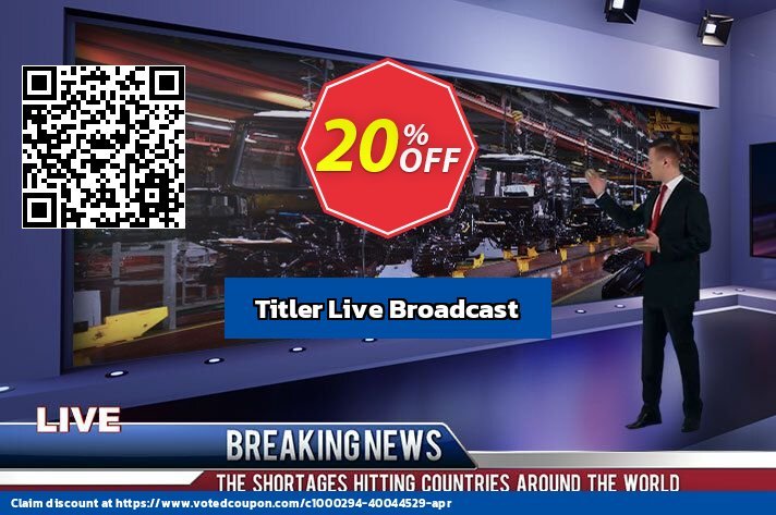 Titler Live Broadcast Coupon, discount Titler Live Broadcast Awful offer code 2023. Promotion: Awful offer code of Titler Live Broadcast 2023