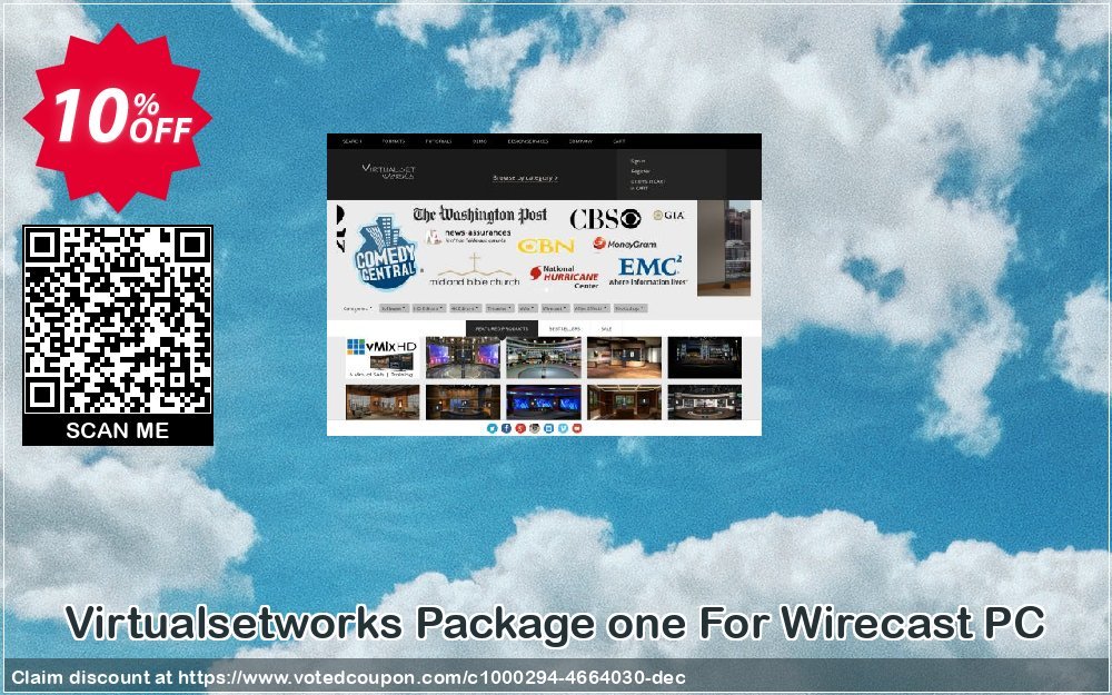 Virtualsetworks Package one For Wirecast PC Coupon Code Apr 2024, 10% OFF - VotedCoupon