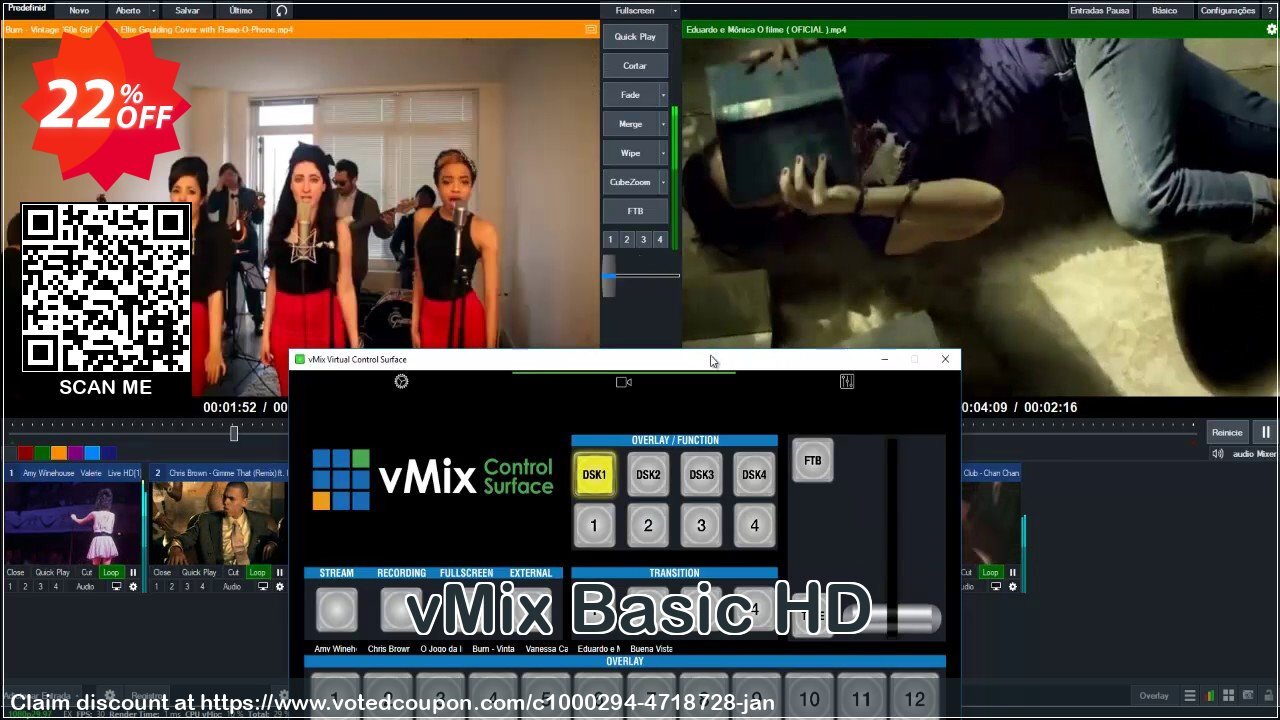 vMix Basic HD Coupon, discount vMix Basic HD Marvelous deals code 2023. Promotion: formidable promo code of vMix Basic HD 2023