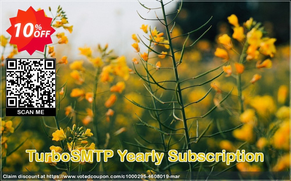 TurboSMTP Yearly Subscription Coupon Code Apr 2024, 10% OFF - VotedCoupon