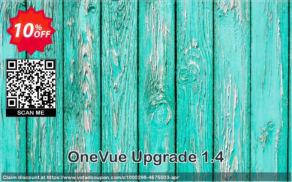 OneVue Upgrade 1.4 Coupon Code Apr 2024, 10% OFF - VotedCoupon