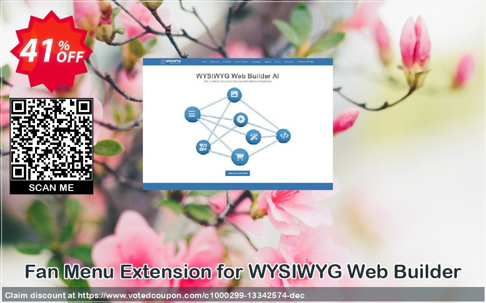 Fan Menu Extension for WYSIWYG Web Builder Coupon, discount Summer Sale. Promotion: staggering promo code of Fan Menu Extension for WYSIWYG Web Builder 2023