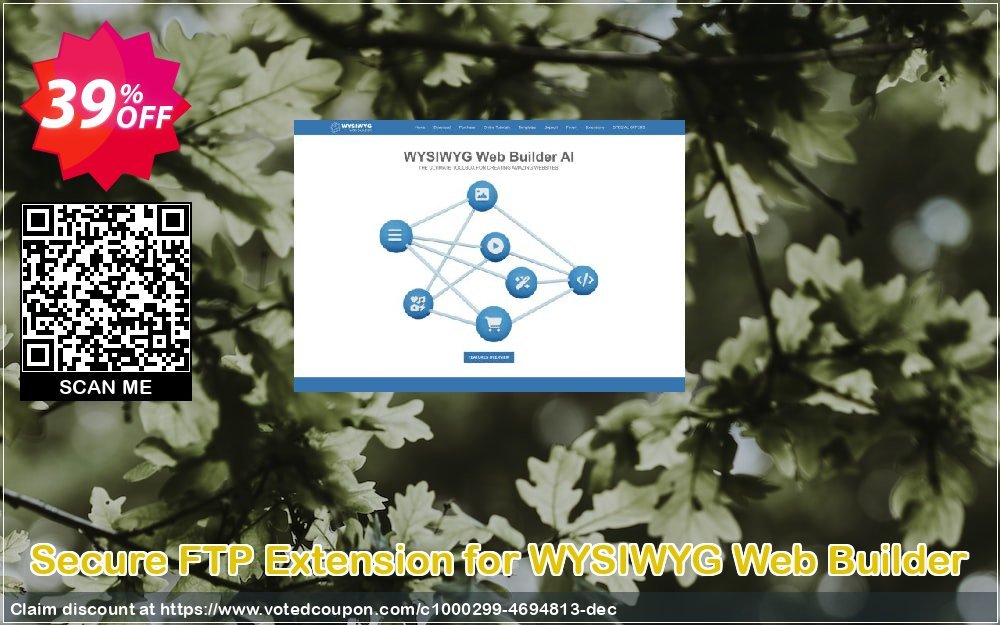 Secure FTP Extension for WYSIWYG Web Builder Coupon, discount Summer Sale. Promotion: wondrous deals code of Secure FTP Extension for WYSIWYG Web Builder 2023