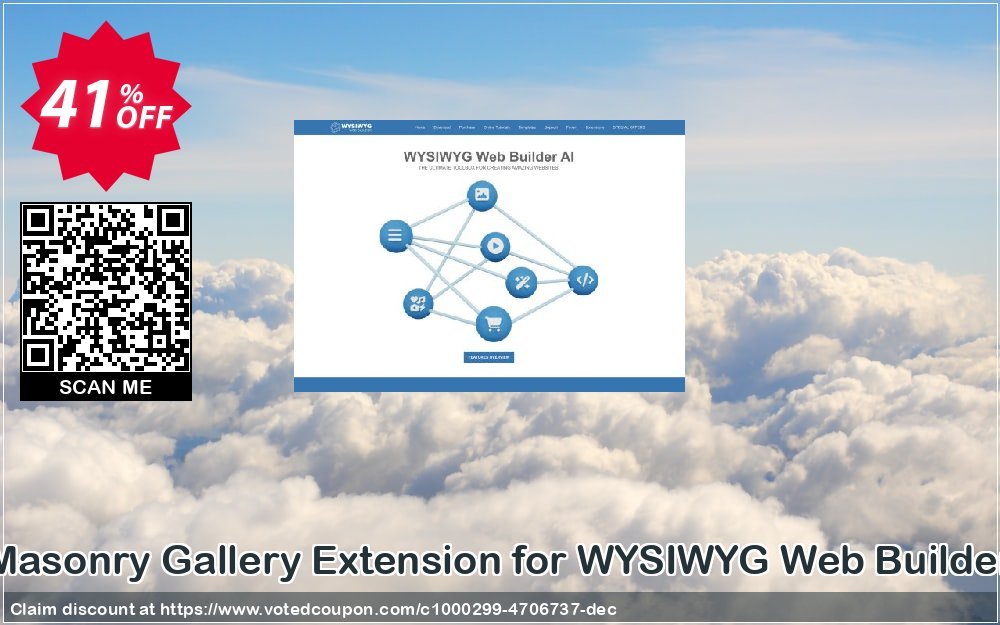 Masonry Gallery Extension for WYSIWYG Web Builder Coupon, discount Summer Sale. Promotion: awesome promo code of Masonry Gallery Extension for WYSIWYG Web Builder 2024