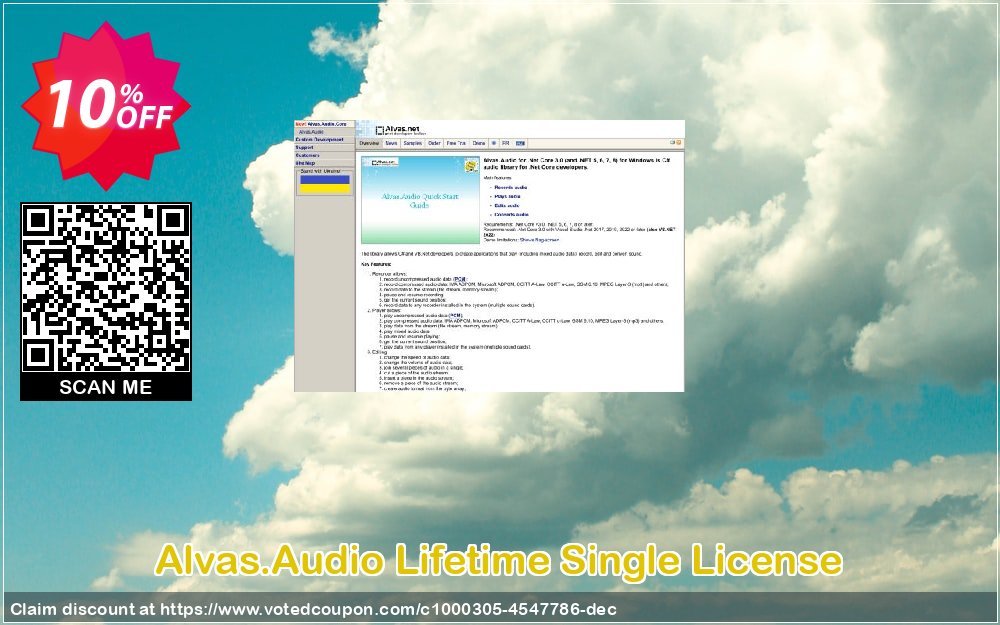 Alvas.Audio Lifetime Single Plan Coupon, discount Alvas.Audio Lifetime Single License amazing offer code 2023. Promotion: amazing offer code of Alvas.Audio Lifetime Single License 2023