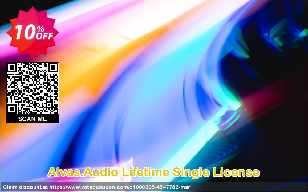 Alvas.Audio Lifetime Single Plan Coupon, discount Alvas.Audio Lifetime Single License amazing offer code 2024. Promotion: amazing offer code of Alvas.Audio Lifetime Single License 2024