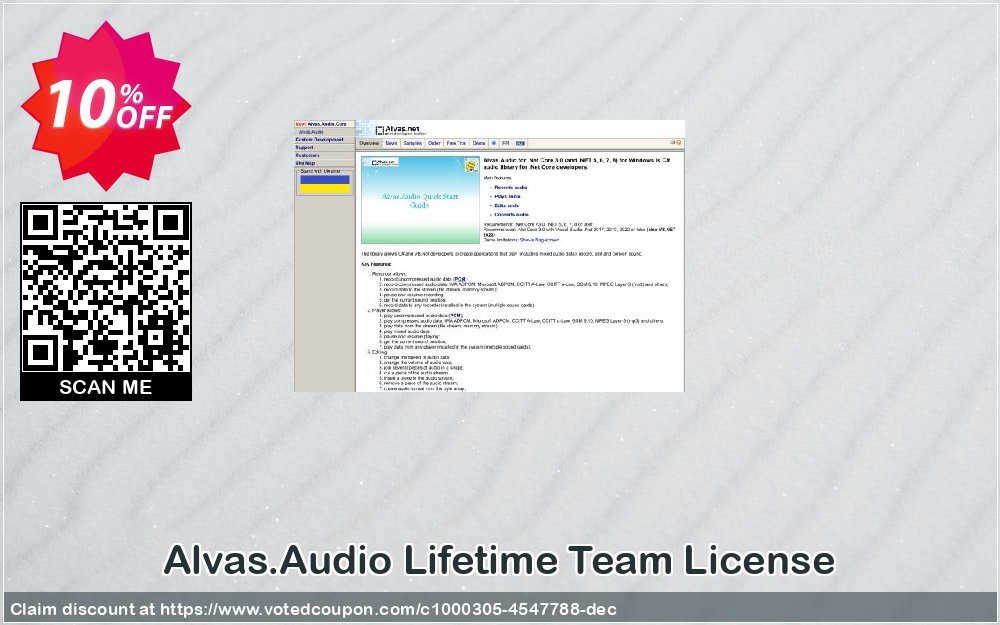 Alvas.Audio Lifetime Team Plan Coupon, discount Alvas.Audio Lifetime Team License staggering promo code 2023. Promotion: staggering promo code of Alvas.Audio Lifetime Team License 2023