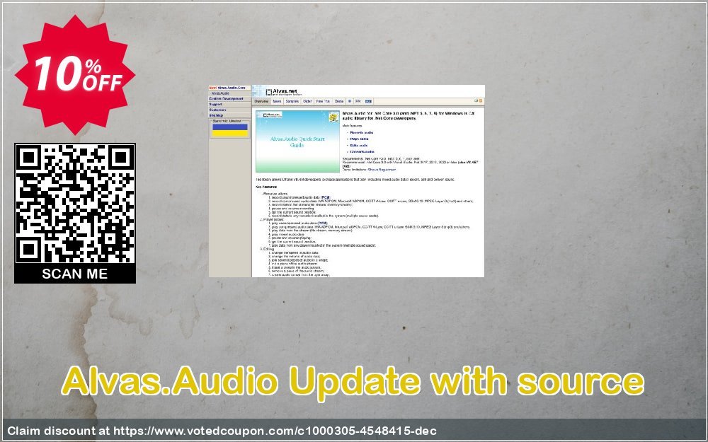 Alvas.Audio Update with source Coupon, discount Alvas.Audio Update with source dreaded deals code 2023. Promotion: dreaded deals code of Alvas.Audio Update with source 2023