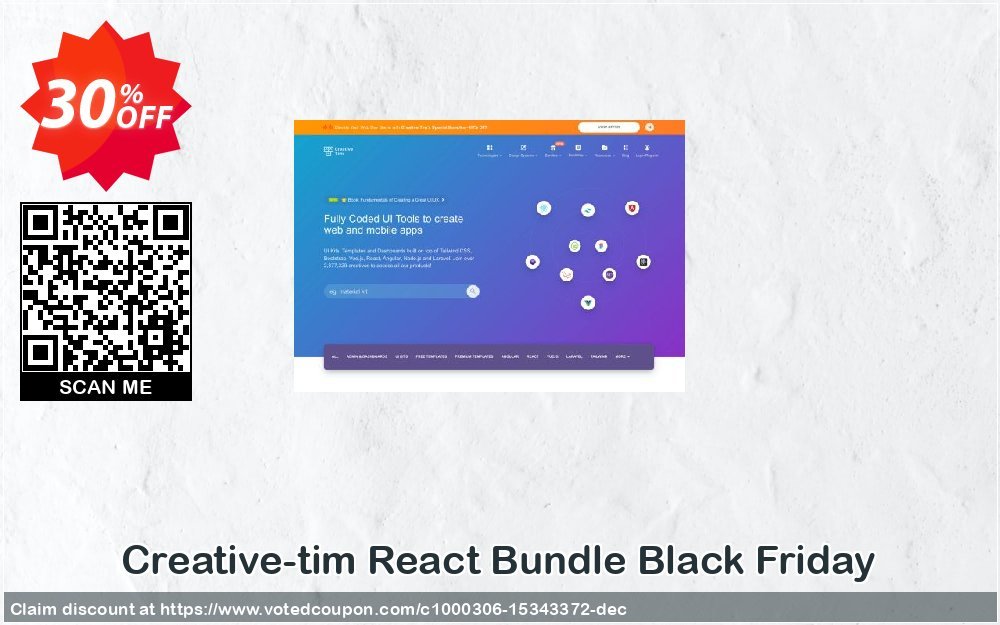 Creative-tim React Bundle Black Friday Coupon, discount React Bundle BF 2024 fearsome promotions code 2024. Promotion: fearsome promotions code of React Bundle BF 2024 2024