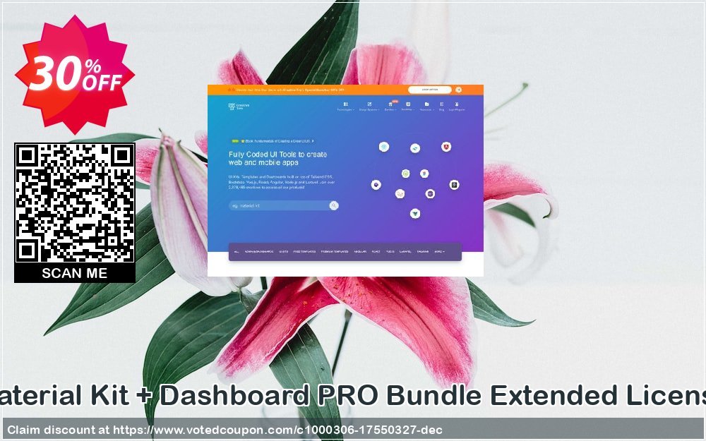 Material Kit + Dashboard PRO Bundle Extended Plan Coupon Code Apr 2024, 30% OFF - VotedCoupon