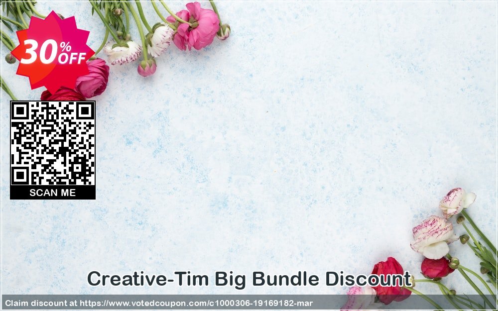 Creative-Tim Big Bundle Discount Coupon, discount Big Bundle Discount Big discounts code 2024. Promotion: exclusive deals code of Big Bundle Discount 2024