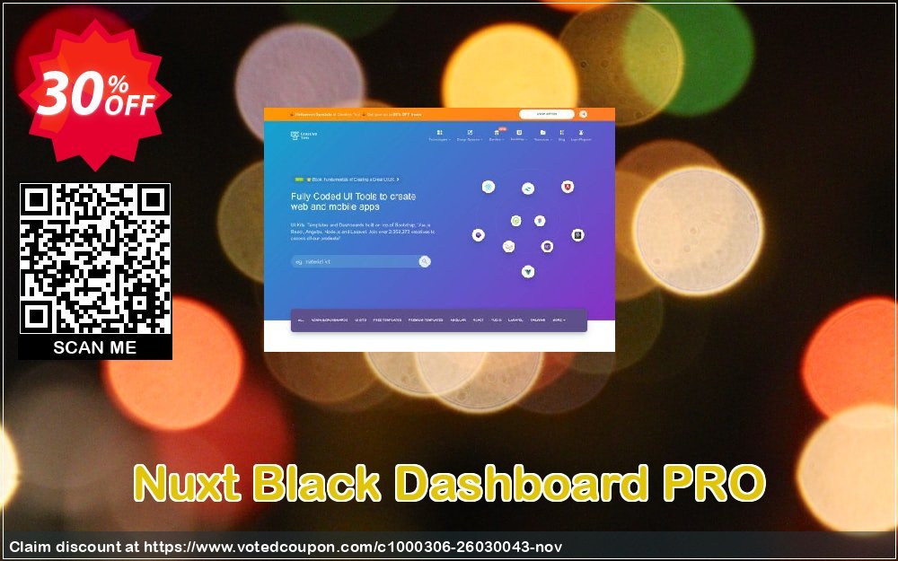 Nuxt Black Dashboard PRO Coupon Code Apr 2024, 30% OFF - VotedCoupon