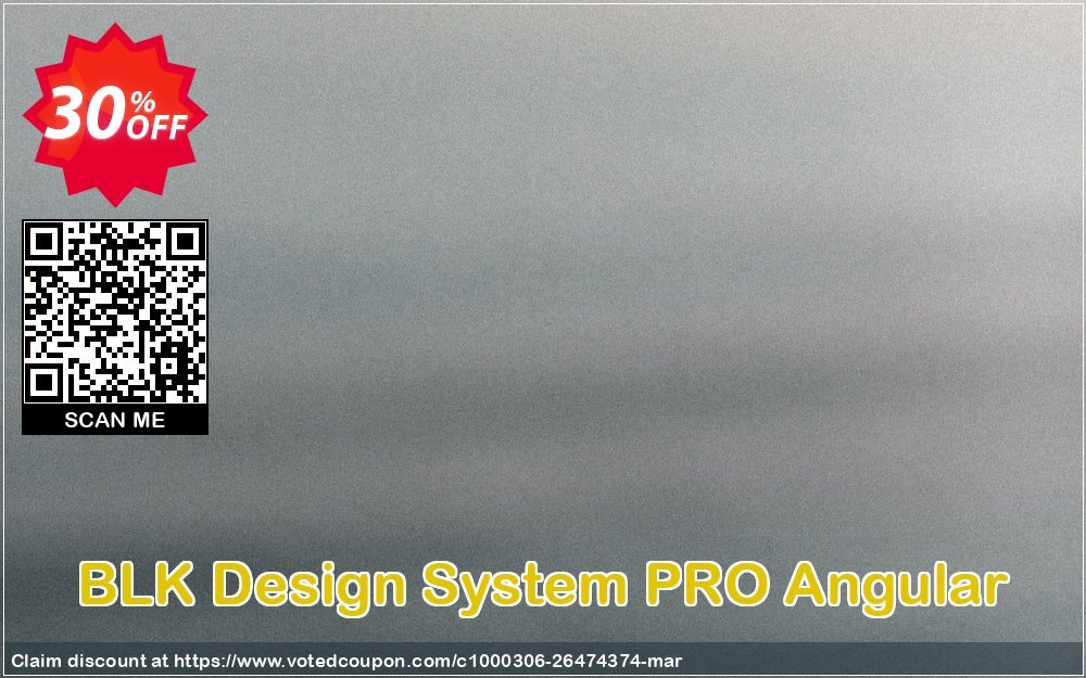 BLK Design System PRO Angular Coupon Code Apr 2024, 30% OFF - VotedCoupon