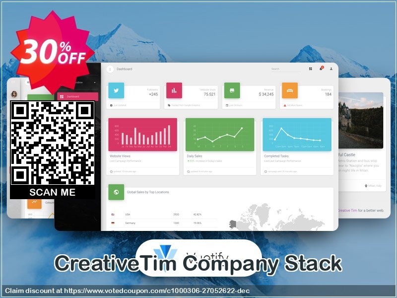 CreativeTim Company Stack Coupon Code Apr 2024, 30% OFF - VotedCoupon