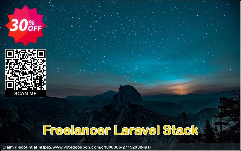 Freelancer Laravel Stack Coupon, discount Freelancer Laravel Stack Special sales code 2024. Promotion: Special sales code of Freelancer Laravel Stack 2024