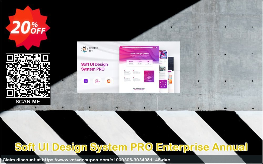 Soft UI Design System PRO Enterprise Annual Coupon, discount 20% OFF Soft UI Design System PRO Enterprise Annual, verified. Promotion: Wondrous promo code of Soft UI Design System PRO Enterprise Annual, tested & approved