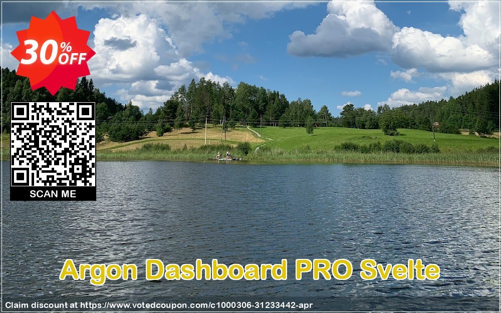 Argon Dashboard PRO Svelte Coupon, discount Argon Dashboard PRO Svelte Amazing deals code 2024. Promotion: Amazing deals code of Argon Dashboard PRO Svelte 2024