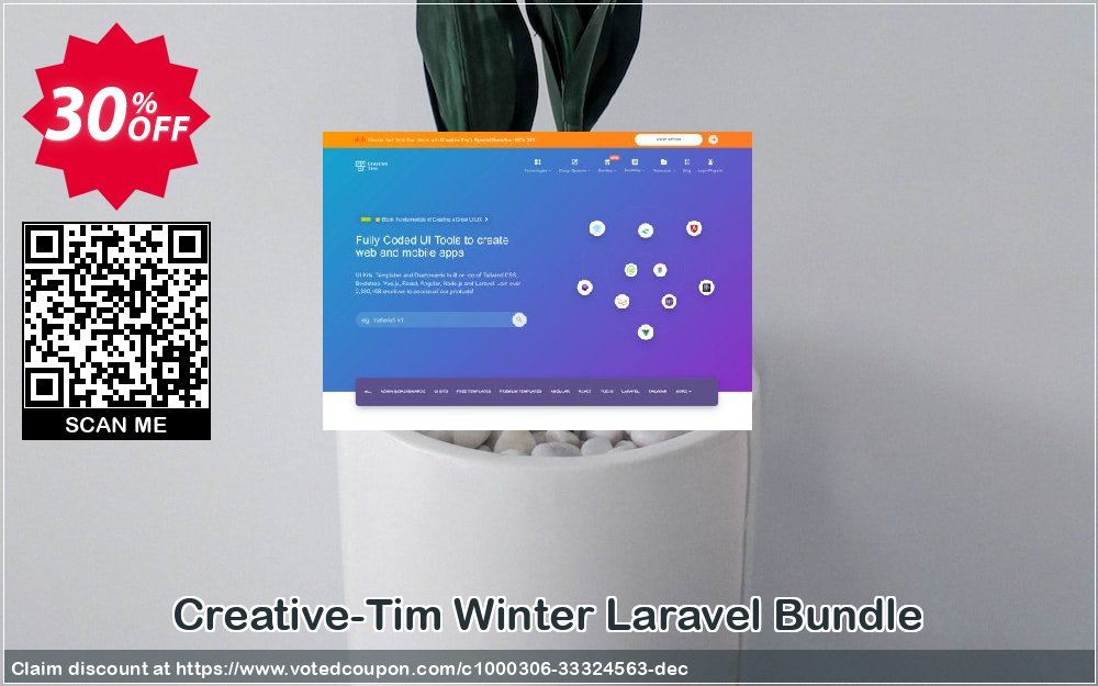 Creative-Tim Winter Laravel Bundle Coupon Code Apr 2024, 30% OFF - VotedCoupon