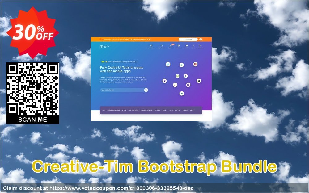 Creative-Tim Bootstrap Bundle Coupon, discount Winter Bootstrap Bundle Wonderful promotions code 2024. Promotion: Wonderful promotions code of Winter Bootstrap Bundle 2024