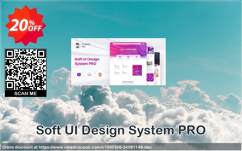 Soft UI Design System PRO Coupon, discount Soft UI Design System PRO Stunning discount code 2024. Promotion: Stunning discount code of Soft UI Design System PRO 2024