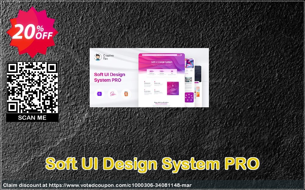 Soft UI Design System PRO Coupon Code Apr 2024, 20% OFF - VotedCoupon