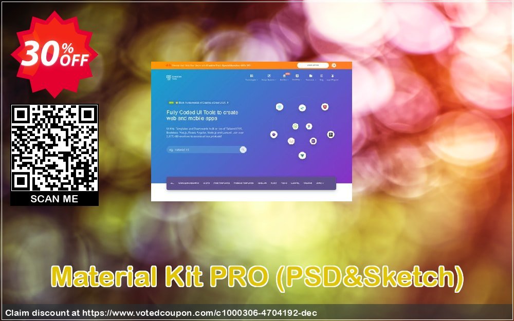 Material Kit PRO, PSD&Sketch  Coupon, discount YK6K. Promotion: formidable sales code of Material Kit PRO (PSD&Sketch) 2024
