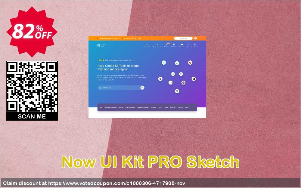 Now UI Kit PRO Sketch Coupon, discount IjVZ. Promotion: amazing discount code of Now UI Kit PRO Sketch 2024