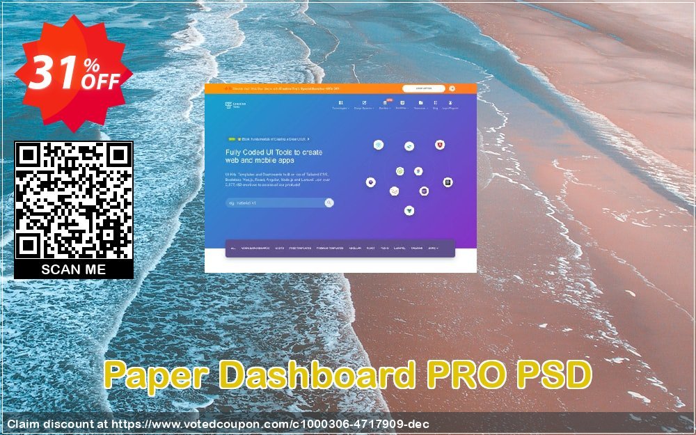 Paper Dashboard PRO PSD Coupon, discount YK6K. Promotion: super promo code of Paper Dashboard PRO PSD 2024
